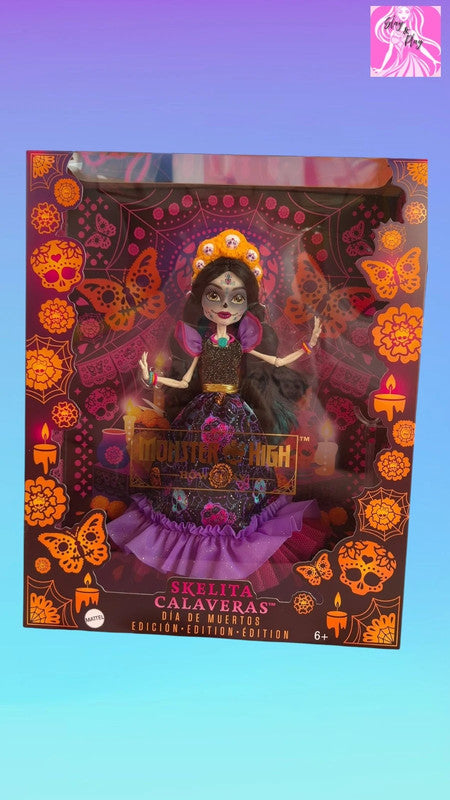 💀✨ Monster High Howliday Skelita Calaveras Día de Muertos Collector Doll ✨