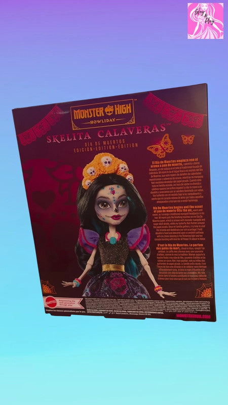 💀✨ Monster High Howliday Skelita Calaveras Día de Muertos Collector Doll ✨
