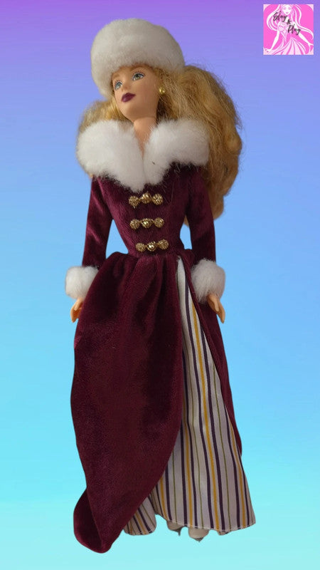 ❄️✨ 2000 Victorian Skater Barbie | Winter Elegance | Holiday Collector Doll