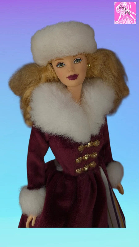 ❄️✨ 2000 Victorian Skater Barbie | Winter Elegance | Holiday Collector Doll