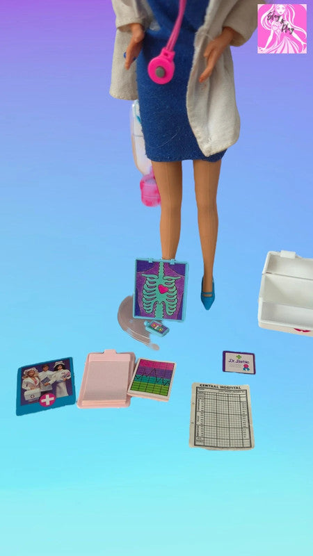 👩⚕️💗 Dr. Barbie Hear Baby's Heartbeat Doll | Interactive Medical Play | Career Collection 💗👩⚕️