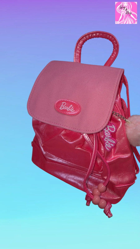 🎒💖 Barbie x Miniso Pink Rucksack | Retro Y2K Dream | Collector's Accessory 💖🎒