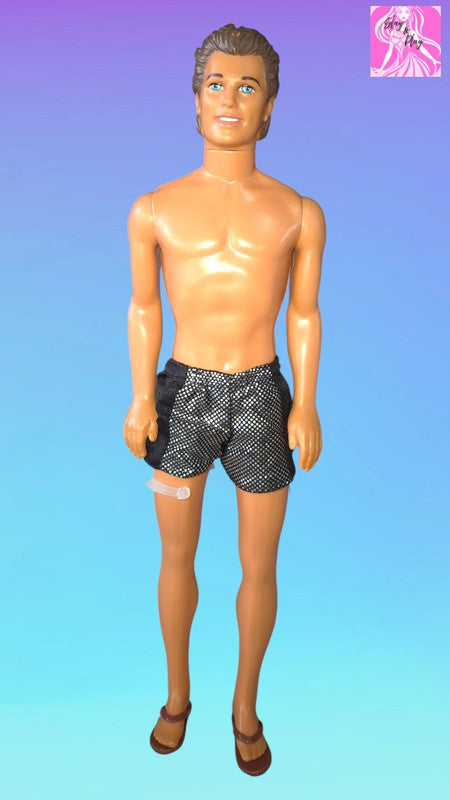 ☀️✨ 1995 Sparkle Beach Ken | Sun-Kissed &amp; Ready to Slay | 90s Beach Hunk ✨☀️