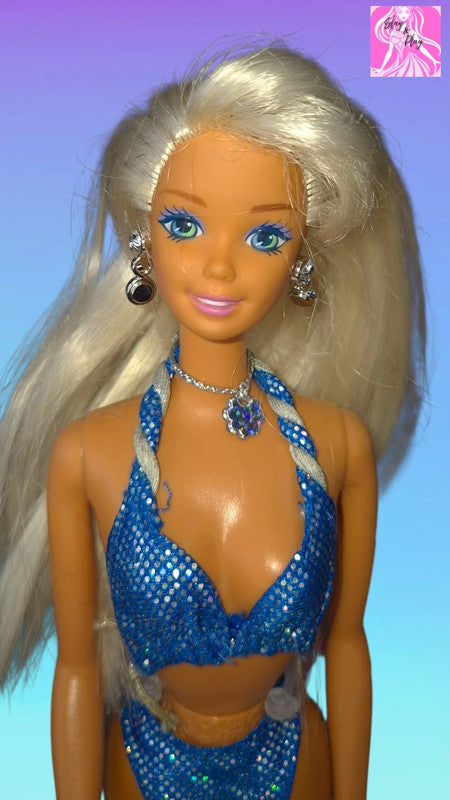 ✨🏖️ 1995 Sparkle Beach Barbie | Glitter, Glow &amp; Beachy Vibes | 90s Summer Icon 🏖️✨
