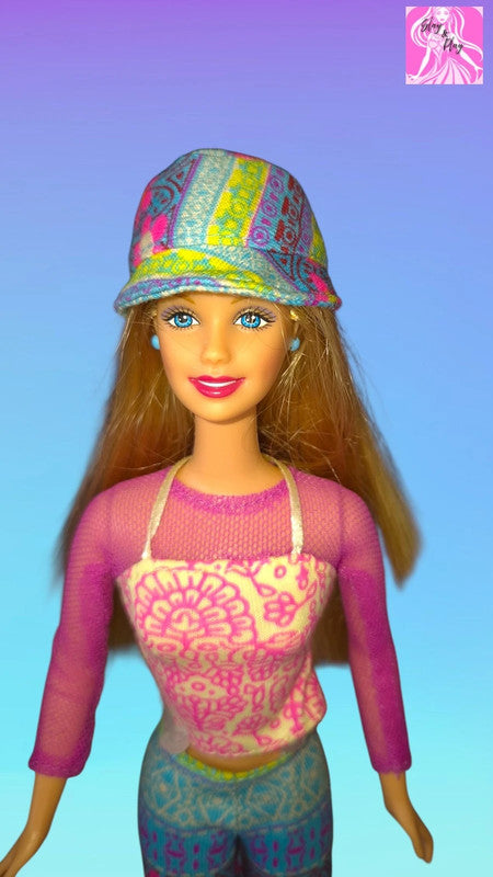 2000 Flower Power Barbie | Y2K Millennium Doll | Retro Floral Barbie | Vintage 2000s Collectible