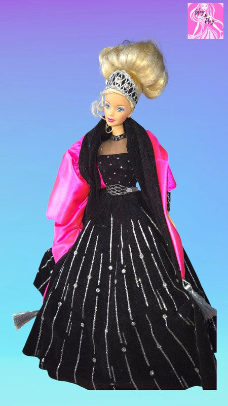 ❄️✨ 1998 Holiday Special Edition Barbie | Sparkle &amp; Elegance in Velvet &amp; Silver | Festive Collector's Gem ✨❄️