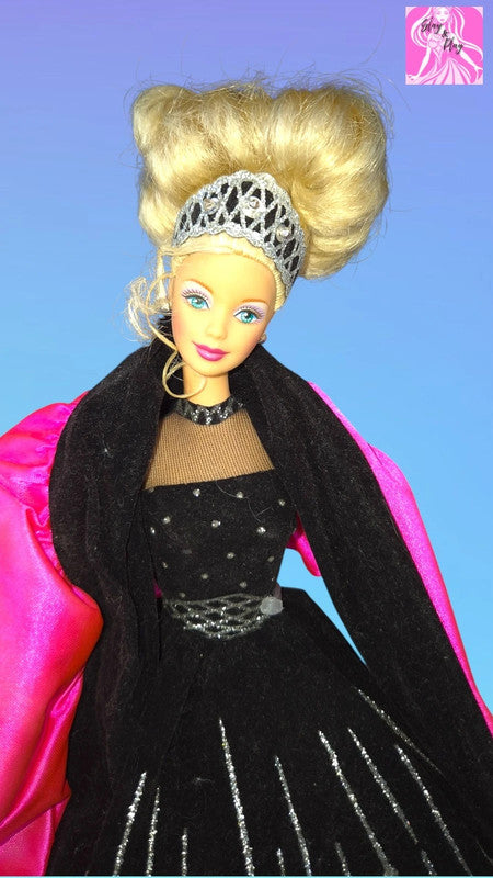 ❄️✨ 1998 Holiday Special Edition Barbie | Sparkle &amp; Elegance in Velvet &amp; Silver | Festive Collector's Gem ✨❄️