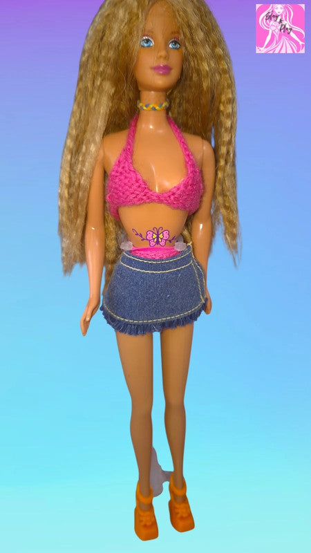 🦋✨ 1998 Butterfly Art Barbie | Tattoo Trendsetter of the 90s | Artistic Expression ✨🦋