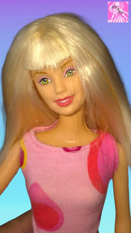 💖✨ 2003 Barbie Doll | Y2K Retro Pink Polka Dot Look | Platform Heels Perfection ✨💖