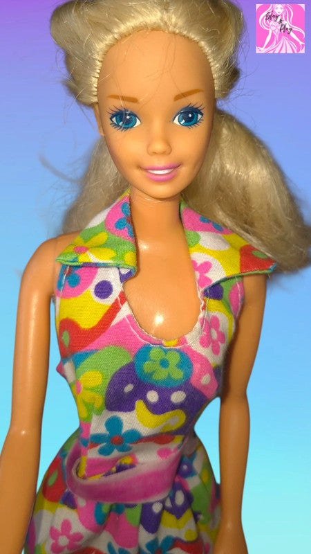 🌴✨ 1993 Bali Barbie | Tropical Print Vintage Look | 90s Vacation Vibes ✨🌴