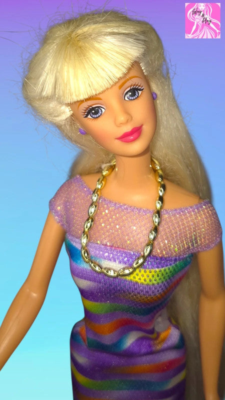 💎✨ 1997 Bead Blast Barbie | 90s Accessory Queen | Colorful Creativity ✨💎