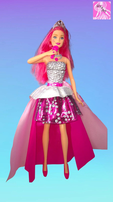 👑🎤 Barbie Rock 'n Royals – Princess Courtney Singing Doll (2015) | Royal Rockstar | Musical Magic 🎤👑