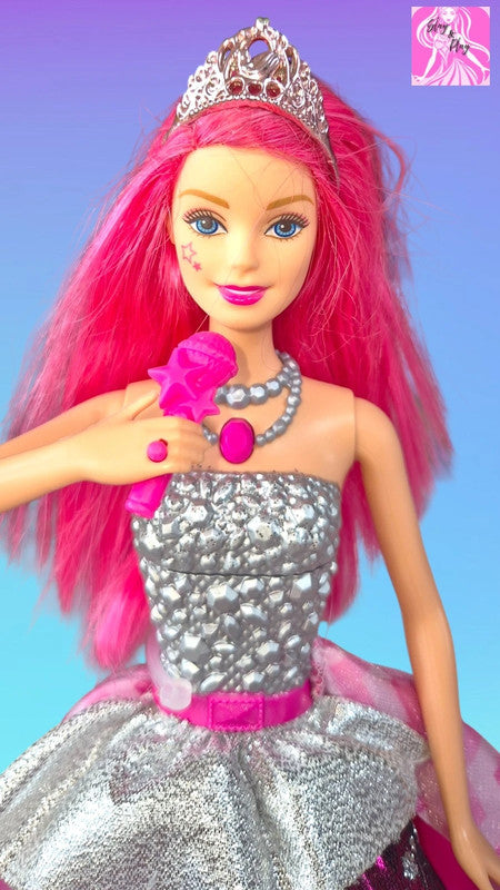 👑🎤 Barbie Rock 'n Royals – Princess Courtney Singing Doll (2015) | Royal Rockstar | Musical Magic 🎤👑
