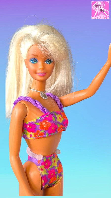 ✨🏖️ 1992 Sparkle Beach Barbie | Glitter Beach Goddess | 90s Summer Icon 🏖️✨