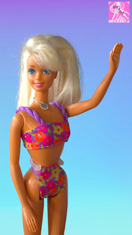 ✨🏖️ 1992 Sparkle Beach Barbie | Glitter Beach Goddess | 90s Summer Icon 🏖️✨
