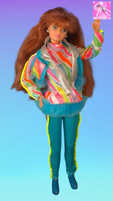 ⛷️✨ 1991 Ski Fun Midge | Winter Sports Icon | 90s Vintage Treasure ✨⛷️