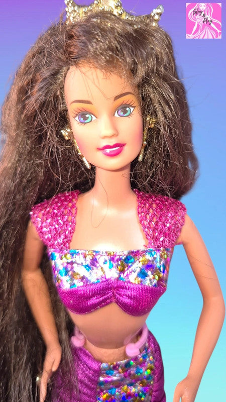 🧜‍♀️✨ 1995 Jewel Hair Mermaid Teresa | Underwater Sparkle | 90s Mermaid Magic ✨🧜‍♀️