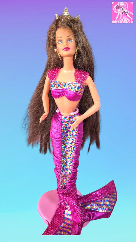 🧜‍♀️✨ 1995 Jewel Hair Mermaid Teresa | Underwater Sparkle | 90s Mermaid Magic ✨🧜‍♀️