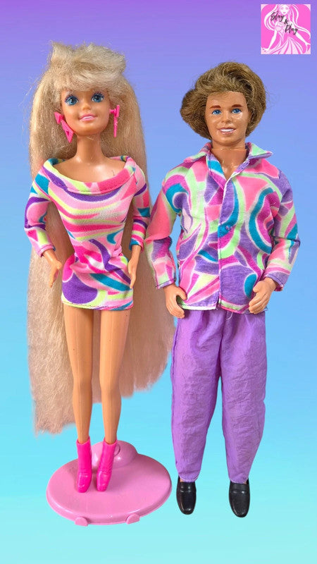 💇‍♀️✨ 1992 Totally Hair Barbie & Ken | Ultimate 90s Duo | Hair Play Legends ✨💇‍♂️