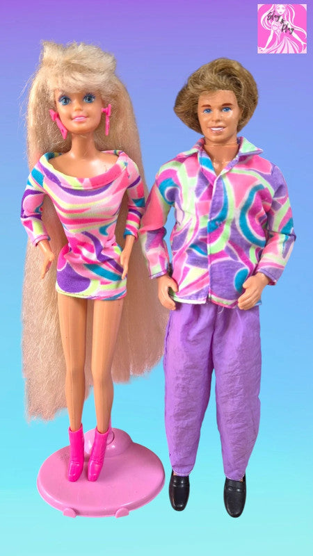 💇‍♀️✨ 1992 Totally Hair Barbie & Ken | Ultimate 90s Duo | Hair Play Legends ✨💇‍♂️