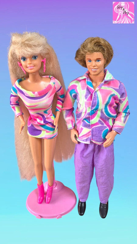 💇‍♀️✨ 1992 Totally Hair Barbie & Ken | Ultimate 90s Duo | Hair Play Legends ✨💇‍♂️