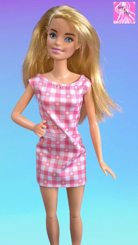 Fashionista pink and white gingham