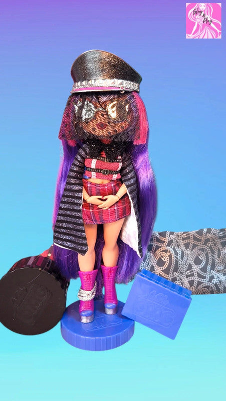 🌑✨ Shadow Fashion Doll | Dark Elegance | Haute Couture Mystery ✨🌑