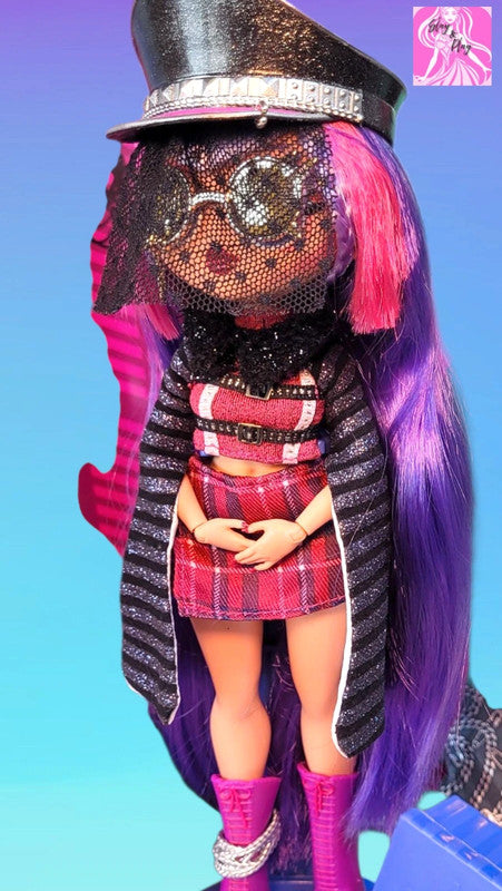 🌑✨ Shadow Fashion Doll | Dark Elegance | Haute Couture Mystery ✨🌑