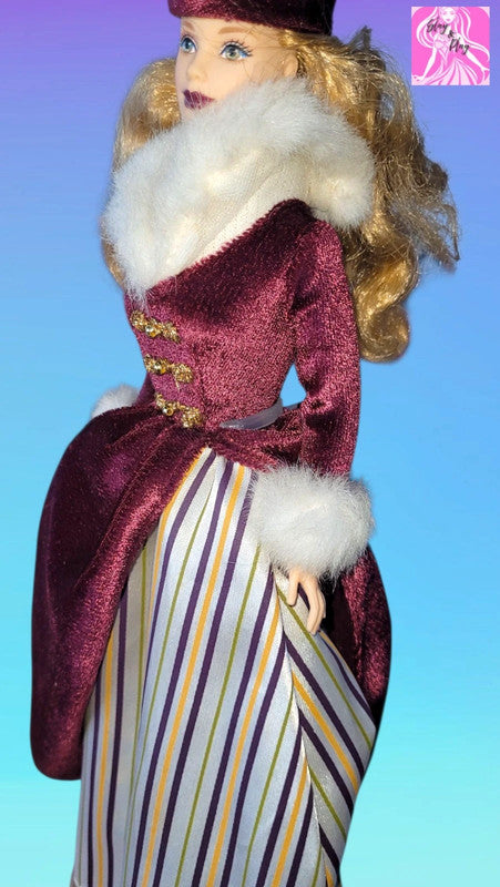 2000 Victorian ice skater Barbie