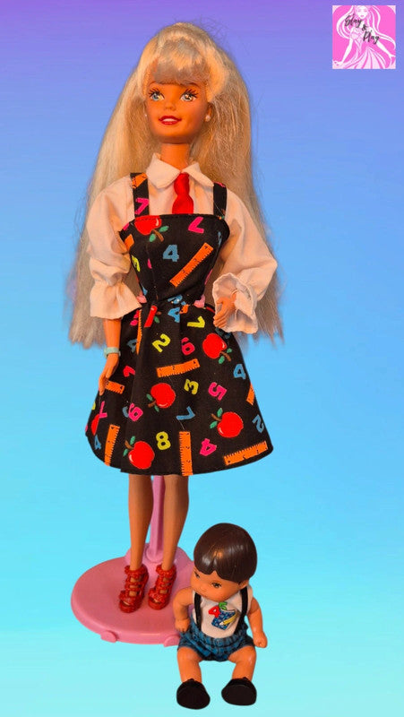 1995 teacher barbie and pupil