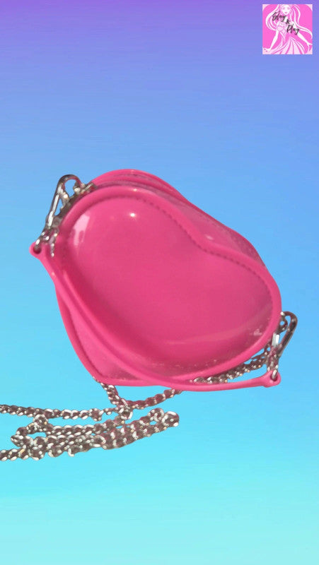 Miniso x Barbie Hot Pink Crossbody Bag - Y2K Barbiecore Chain Bag