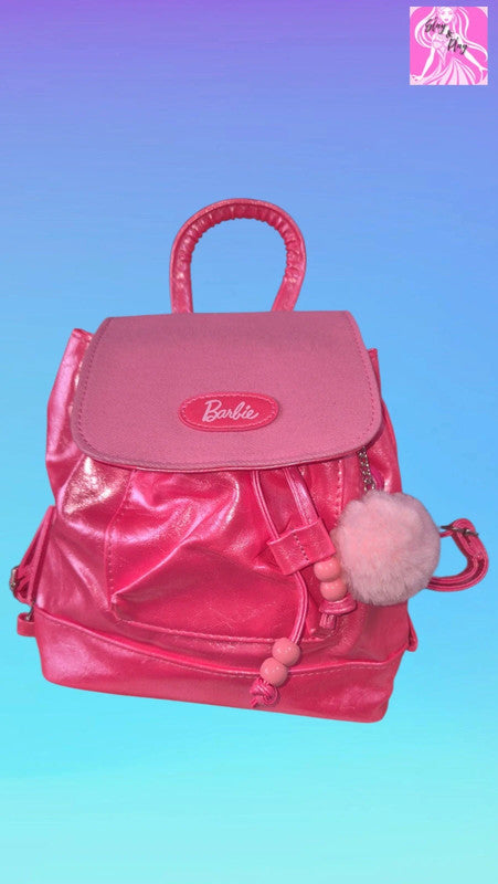 NEW Miniso x Barbie Pink Backpack - Collector's Item & Practical Use