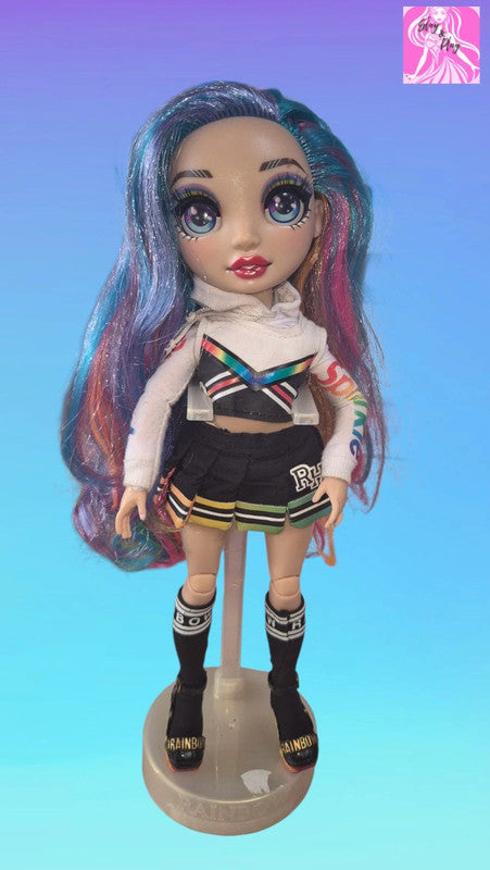 Rainbow High Fashion Doll Amaya Raine 11" Hair Studio Rainbow Glitter Sparkle