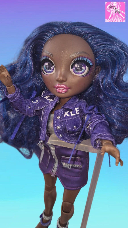 Rainbow High Fashion Doll Krystal Bailey Series 2 Indigo Student