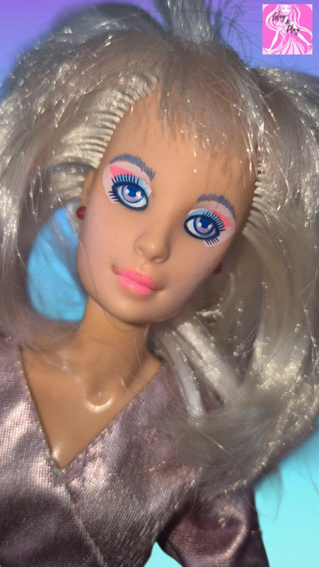 Vintage Jem And The Holograms Doll With Accessories Microphone Belt Shoes