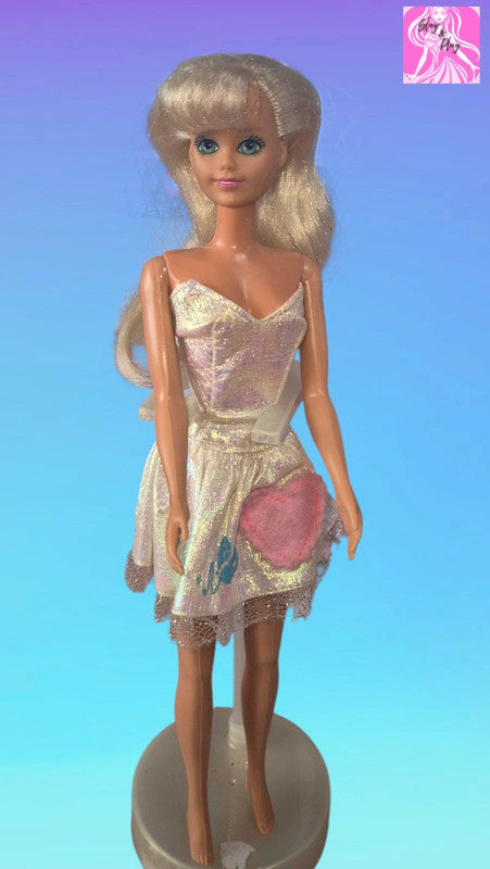 1990 Party Letters Sindy Doll Great Condition Missing Shoes & Shrug