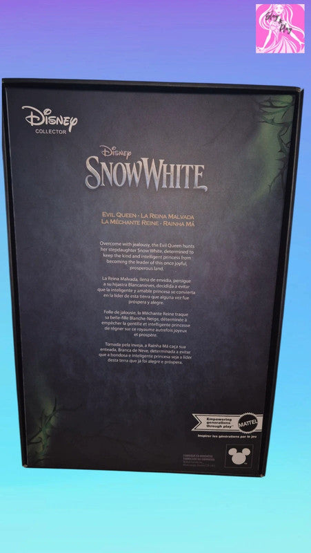 Mattel Disney Collector Evil Queen Snow White Movie Fashion Doll New In Box