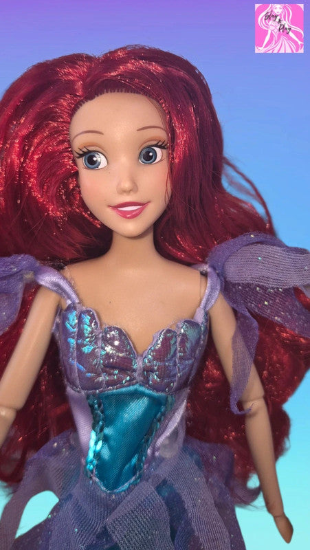 Disney Little Mermaid Ariel & Prince Eric Doll Set Great Condition