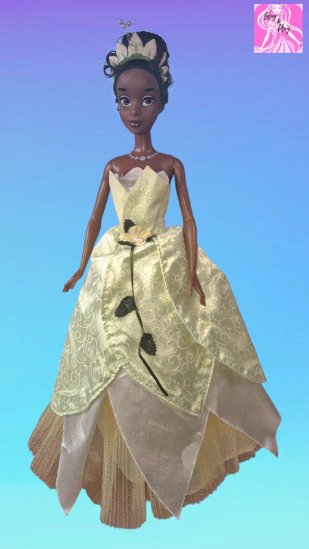 Meet this stunning Disney Designer Princess Tiana doll - a true collector's dream!