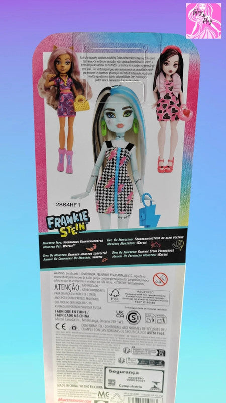 Monster High Monsteristas Frankie Stein Doll - 2nd Wave - Brand New in Box