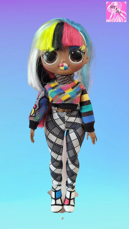 LOL Surprise OMG Movie Magic Starlette - Rainbow Hair Beauty - Excellent Condition