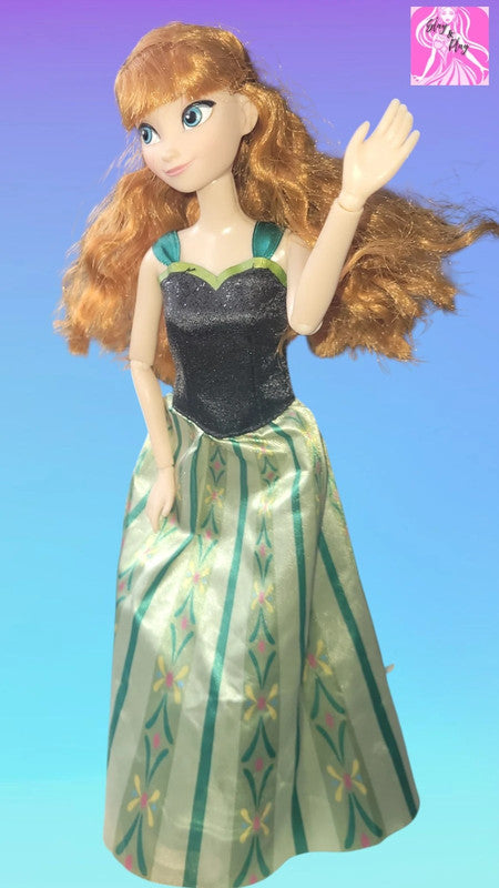 Official Disney Frozen 2 Anna Doll in Summer Dress