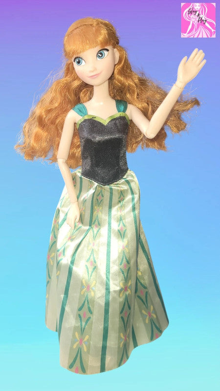 Official Disney Frozen 2 Anna Doll in Summer Dress