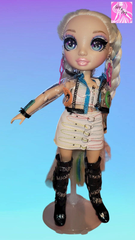 LOL Surprise Rainbow High Amaya Raine Rainbow Sparkle Hair 11" Articulated Doll