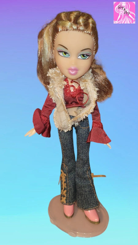 MGA Bratz 2003 Style It Yasmin Hippie Chick Doll
