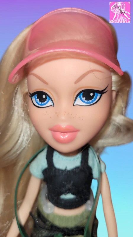 Bratz Cloe Doll Fierce Fitness Outfit Shoes Canteen Visor 💪✨
