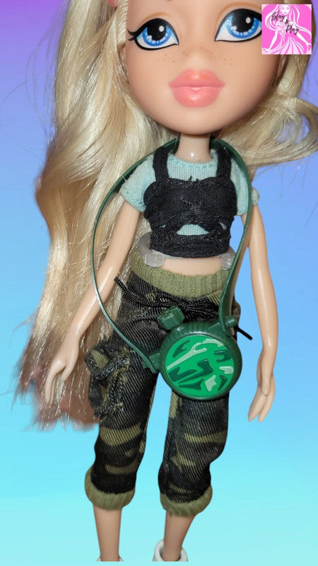 Bratz Cloe Doll Fierce Fitness Outfit Shoes Canteen Visor 💪✨