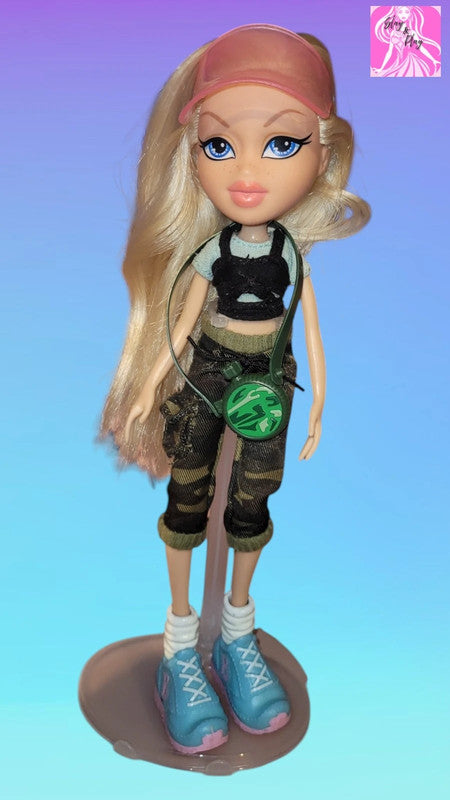 Bratz Cloe Doll Fierce Fitness Outfit Shoes Canteen Visor 💪✨