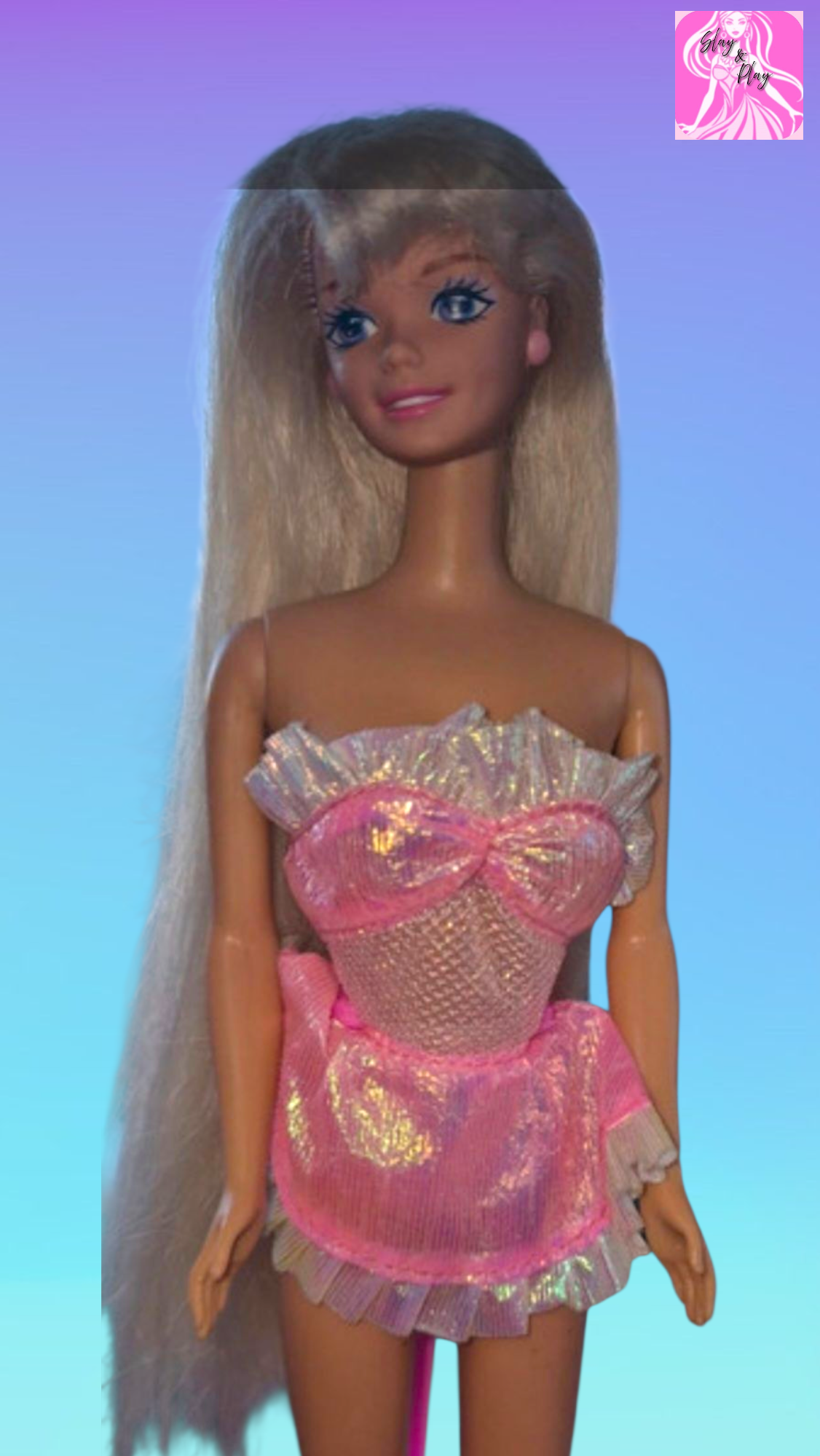 1995 Foam 'n Color Barbie | Colour-Change Hair Play Doll | Vintage 90s Bath Time Fun