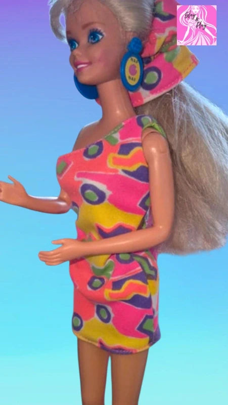 1993 Naf Naf Barbie | Vintage Reversible Fashion Doll | 90s Designer Collaboration